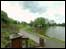 The lake and boathouse