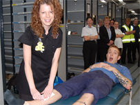 Leg waxing!