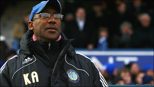 Keith Alexander watches his Macclesfield Town team in action.