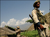 امريکايي سرتېري په کونړ کې