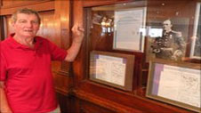 John Evans yng Ngwesty'r Royal, Caerdydd